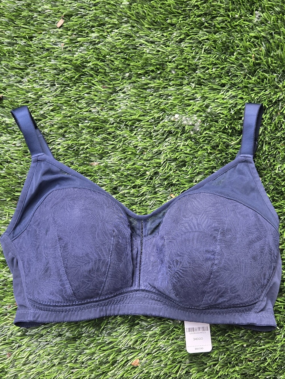 Understance Navy Wireless Bra 34DDD